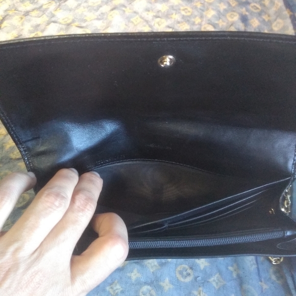 Yves Saint Laurent Black Wallet on a Chain - Picture 12 of 13